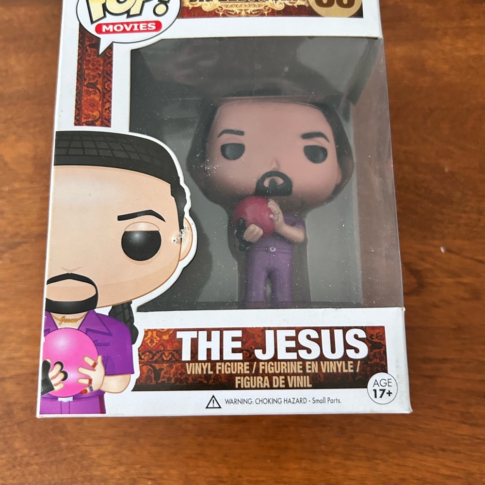 Funko The Jesus Vinyl Figure - Purple Outfit, Pink Bowling Ball